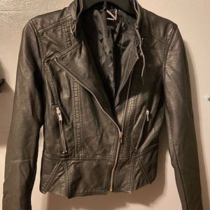 Express faux leather jacket